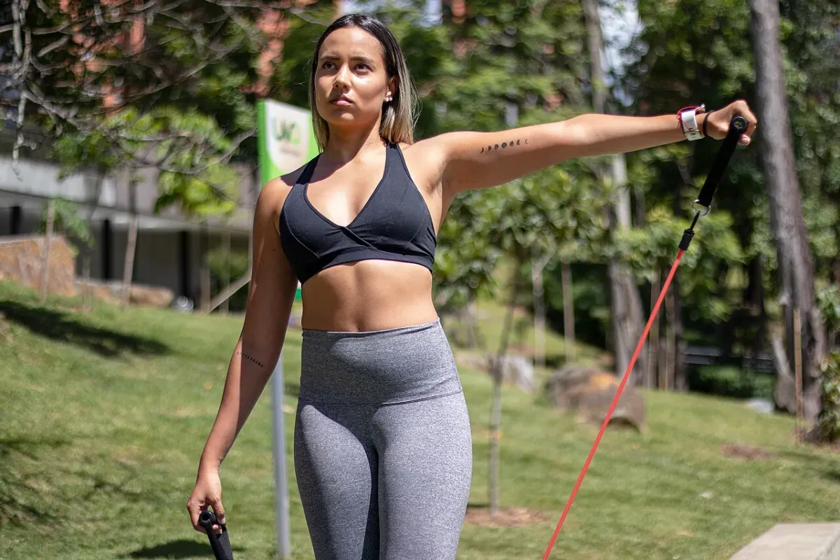 One-arm banded raise, progressing rotator cuff strength gradually